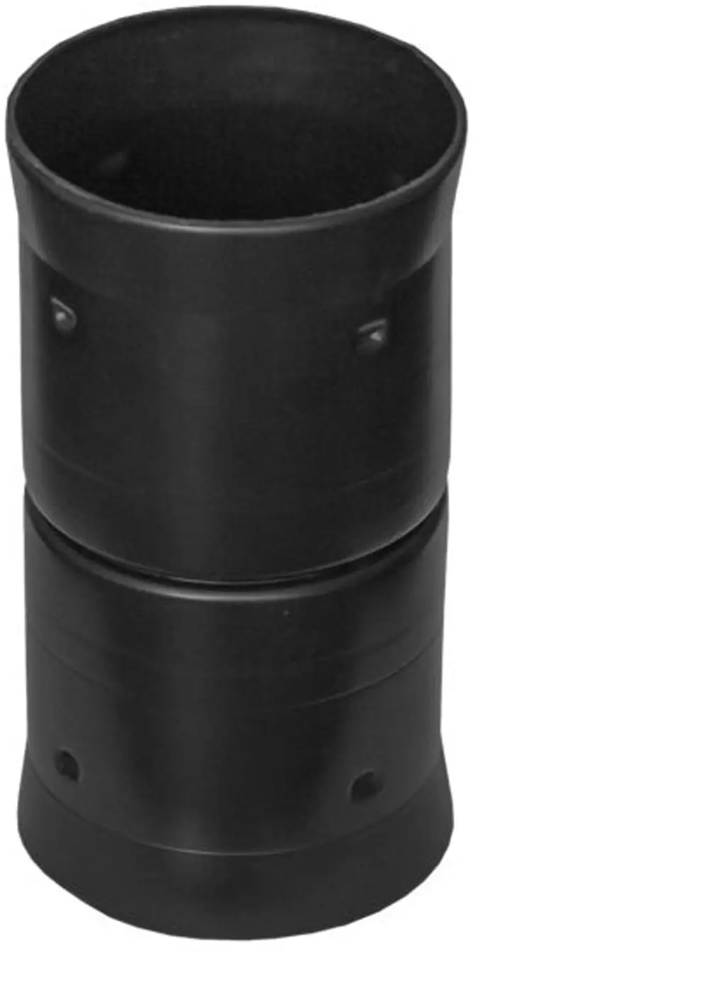 Schwarze Muffe LVS M 75 von Stiebel Eltron